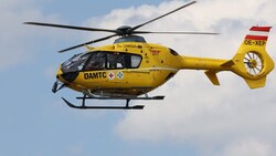 Die Crew des C12 flog den Schwerstverletzten ins LKH Graz
