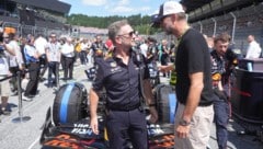 In Spielberg hatte Christian Horner (li.) noch mit Jürgen Klopp auf der Rennstrecke geplaudert. ...