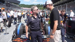 In Spielberg hatte Christian Horner (li.) noch mit Jürgen Klopp auf der Rennstrecke geplaudert. ...