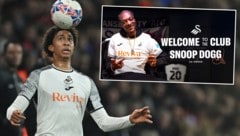 US-Rapper Snoop Dogg steigt bei Swansea City ein.