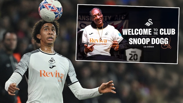 US-Rapper Snoop Dogg steigt bei Swansea City ein.