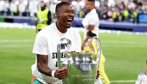 Viermal gewann David Alaba die Champions League.
