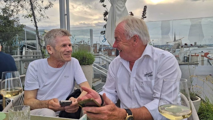 Bei dem jüngsten Treffen von Ostermayer und Dörfler wurde die Idee unweit der Kärntner Straße ...