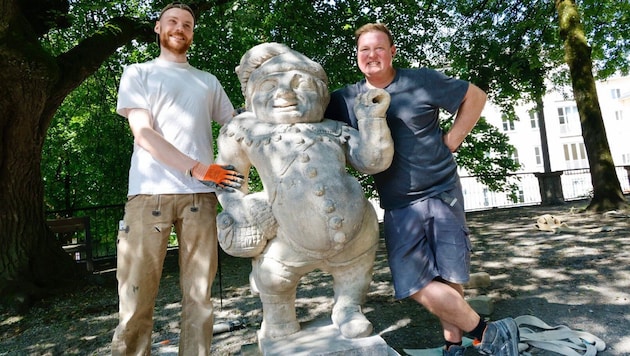 Die Steinmetze haben ganze Arbeit geleistet ...