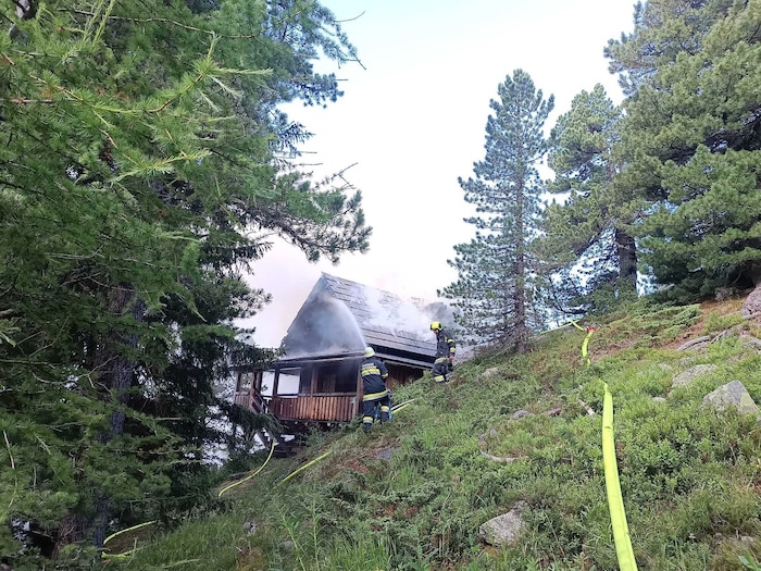 Sechs Feuerwehren standen im Einsatz.