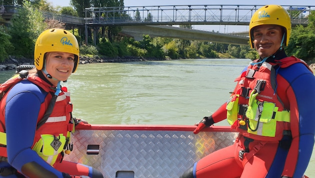 Auf der Donau kann man am Sonntag auch auf dem neuen Rettungsboot der Samariter mitfahren.