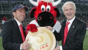 Giovanni Trapattoni (re.) und Lothar Matthäus.