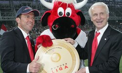 Giovanni Trapattoni (re.) und Lothar Matthäus.