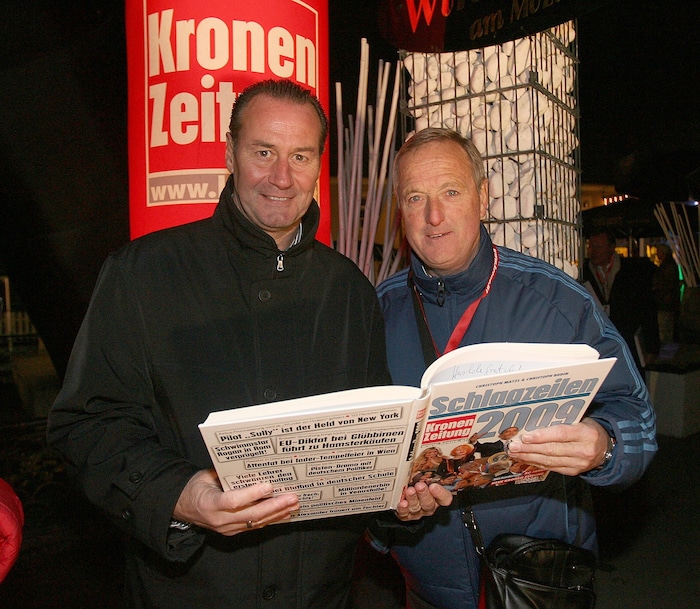 Huub Stevens (li.) und Eddy Achterberg.