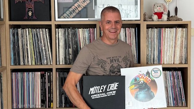 40.000 Schallplatten nennt Jochen „Joe“ Jakopitsch sein Eigen.