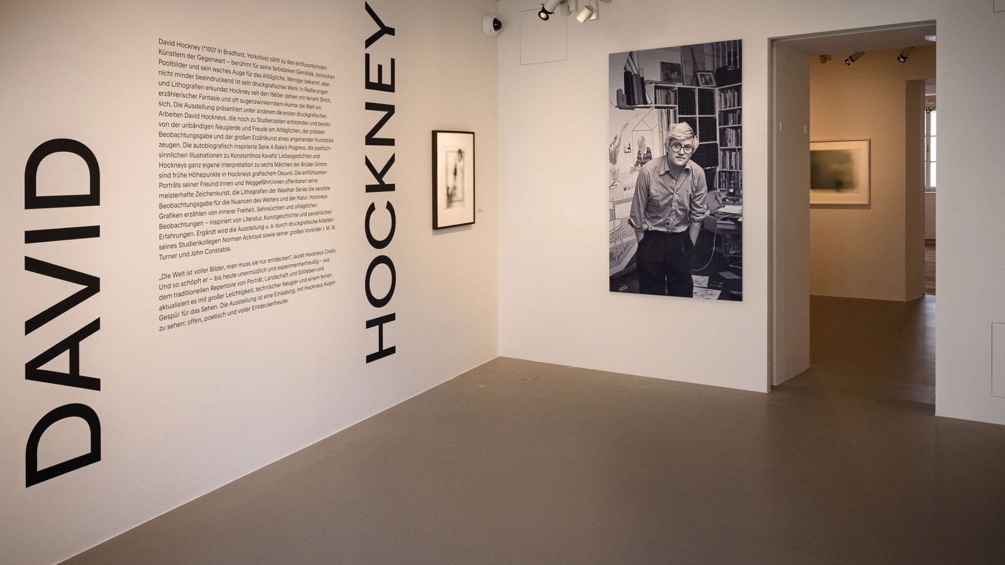 Bis am 5. Oktober sind David Hockneys Werke im neuen Kunsthaus in Gmünd ausgestellt.