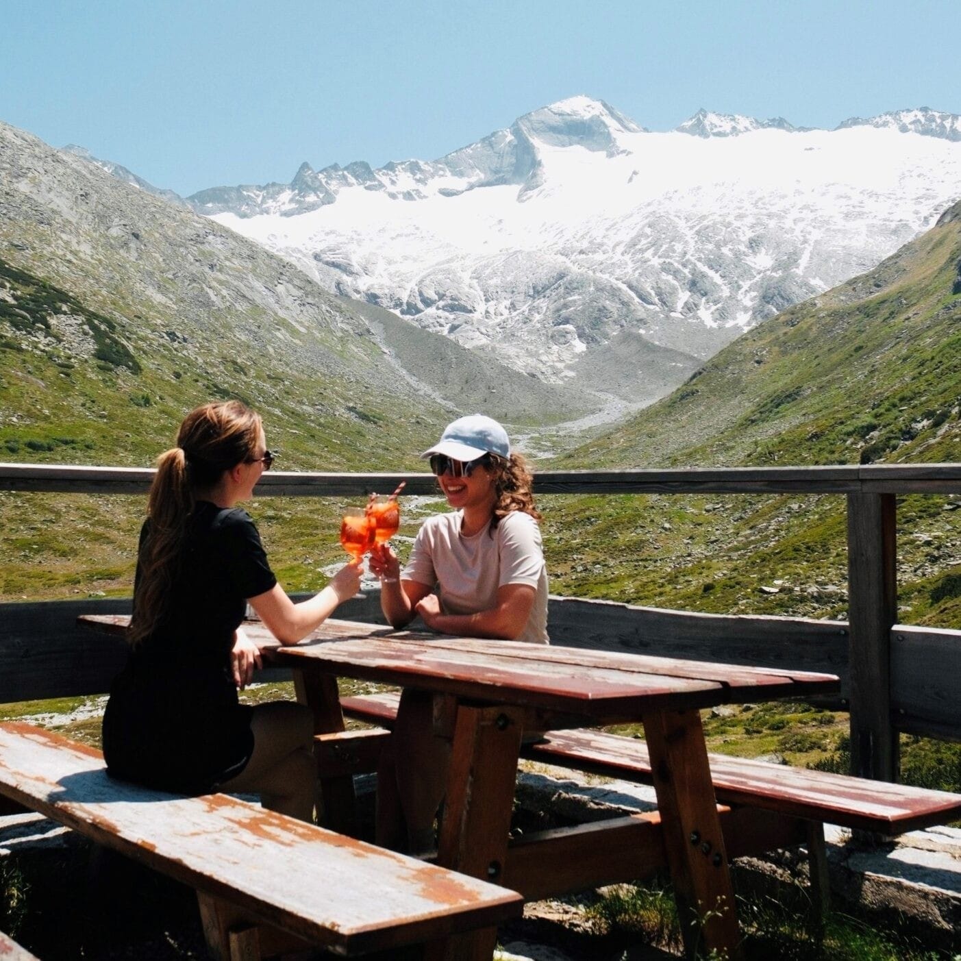 Gute Aussichten bei der Osnabrücker Hütte.