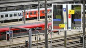 Die defekten Türen werden nur durch gelbe Aufkleber gekennzeichnet.