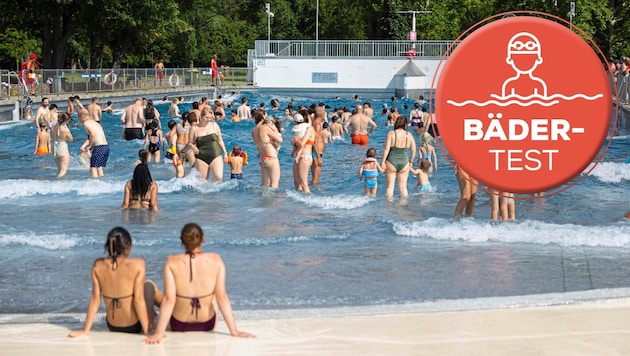 Das Stadionbad, mitten im grünen Prater: Ein Sommeridyll mit einer Besonderheit, um das es jetzt ...