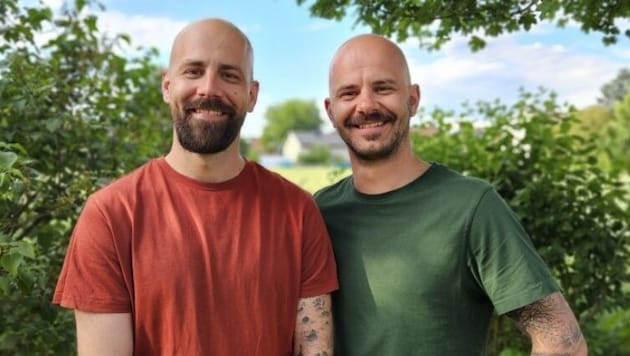 Jakob Hagelmüller und Tobias Hintner (von links).