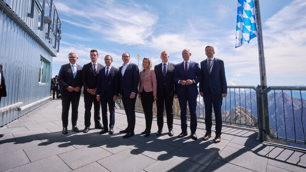 Innenministertreffen mit EU-Kommissar auf der Zugspitze