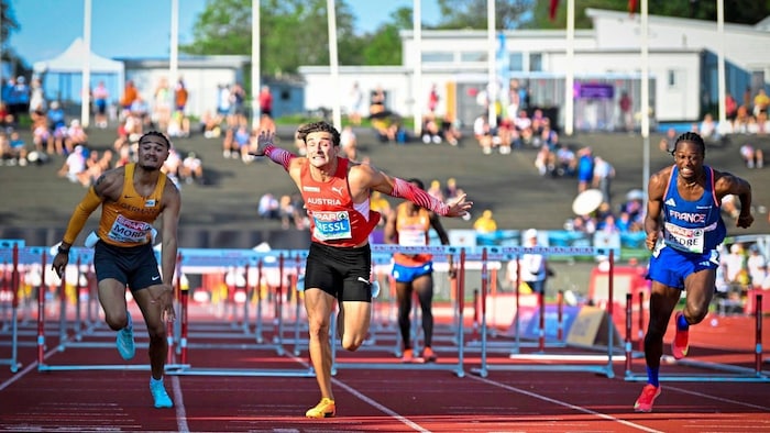 Enzo Diessl auf dem Weg zur EM-Goldenen in Norwegen.