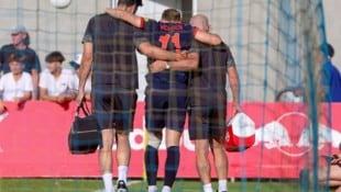 Musste gestützt werden: Yorbe Vertessen.