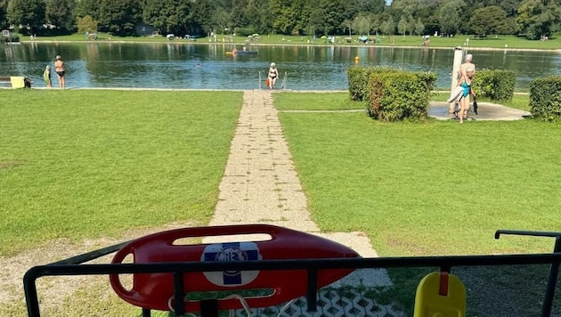Rettungseinsatz am See