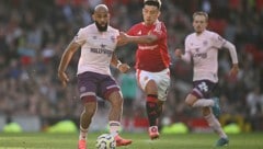 Bryan Mbeumo (li.) steht vor einem Wechsel zu den „Red Devils“.