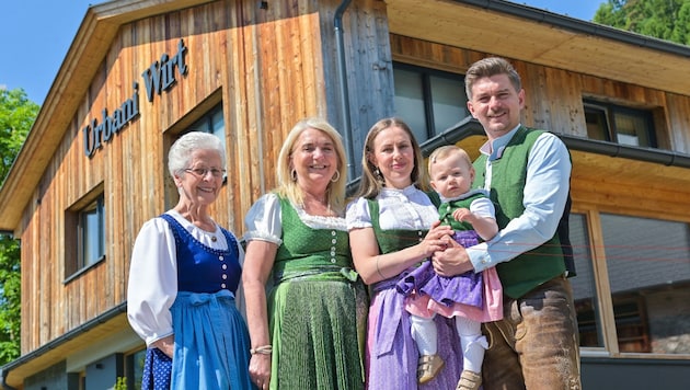 Familie Nindler führt den Urbani Wirt bereits in sechster Generation – wobei die siebente ...