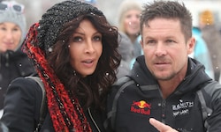 Mihaela Rădulescu und Felix Baumgartner im Jahr 2015