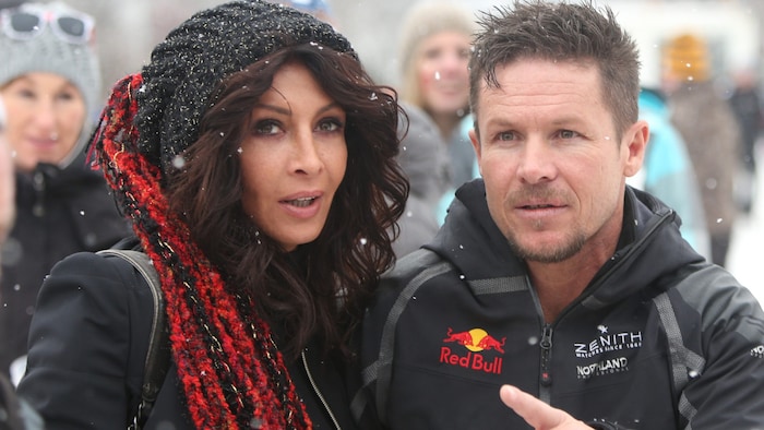 Mihaela Rădulescu und Felix Baumgartner im Jahr 2015