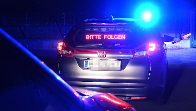 Eine Zivilstreife erwischte den jungen Bleifuß