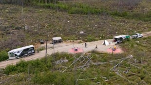In Kanada ist bei Waldbränden eine Fläche zerstört worden, die so groß wie Kroatien ist ...