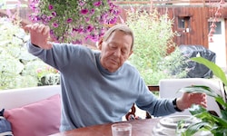 Wolfgang Ambros (73) beim „Krone“-Interview in Rekawinkel