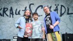 Krautschädl, also Mölgie (Philipp Sikora), Holy (Moritz Holy) und Fizl (Christopher Hehn) sind ...