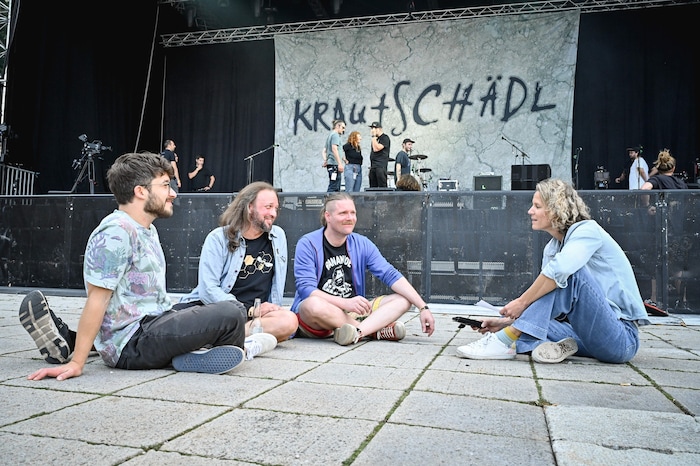 Die Bandzusammenstellung von Krautschädl hat sich über die Jahre verändert. Moritz Holy (li.) ...