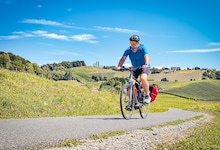 Christian hat den Trail erkundet und die schönsten Flecken, wie hier im Sausal (Stmk) entdeckt.