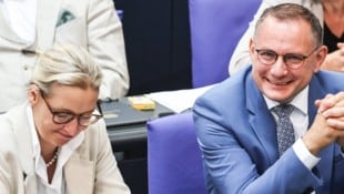 AfD-Co-Chefin Alice Weidel und Kollege Tino Chrupalla