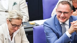 AfD-Co-Chefin Alice Weidel und Kollege Tino Chrupalla