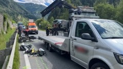 Auch in Prutz im Bezirk Landeck ereignete sich ein schwerer Motorradunfall.