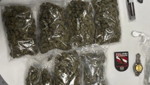 Rund 560 Gramm Cannabis wurden dem 26-jährigen Drogendealer abgenommen.