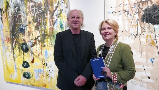 Galeristin Karoline Hilger-Bartosch, Erich Fröschl, Kurator und Künstler