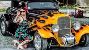 Pin-ups und Boliden beim Rollin‘ Dudes Fesitval