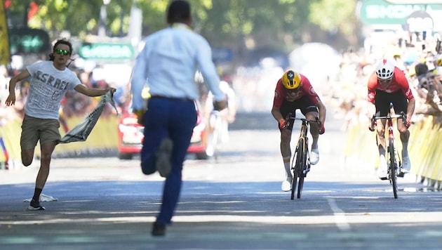 Eine Protestaktion sorgt bei der Tour de France für Ärger und lässt ein Rad-Ass toben.