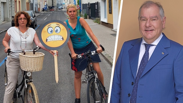 Die Grünen (im Bild Selina Prünster und Katharina Fruhmann) sind nicht im Verkehrsbeirat ...