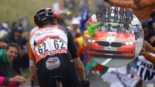 Bei der 14. Etappe der Tour de France kam es zu einem Fan-Unfall.