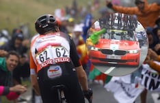 Bei der 14. Etappe der Tour de France kam es zu einem Fan-Unfall.