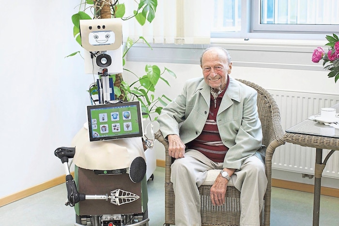 Der Pflegeroboter als täglicher Begleiter im Alter.