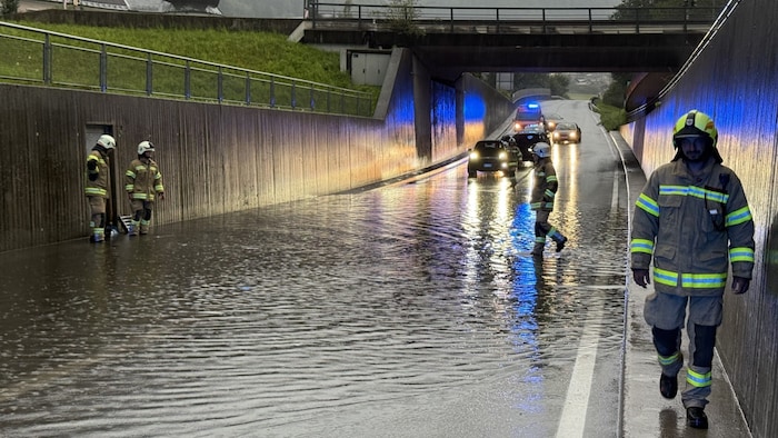 Mehrere Feuerwehreinsätze gab es etwa in Schwaz.