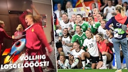 Riesengroße Freude bei den Deutschen nach dem Halbfinal-Einzug