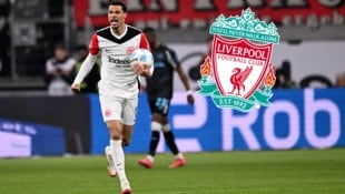 Hugo Ekitike wird wohl zum FC Liverpool wechseln.