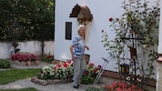 Maria Dammer leistete bis zum Schluss Gedenkarbeit und führte Pilger aus dem In- und Ausland ...