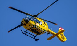 Der Rettungshubschrauber war im Einsatz