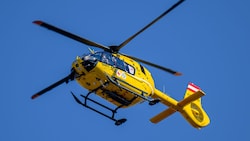Der Rettungshubschrauber war im Einsatz